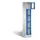 Lockerkast 1800x320x500mm 1x5 vakken Cilinderslot, Sokkel, RAL5010