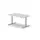 Elektrisch ihv bureau,HxBxD 650-1310x1400x900mm,blad wit