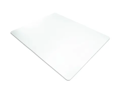 Tapis protection sol pour sol dur 1300x1200mm PE/PU transparent