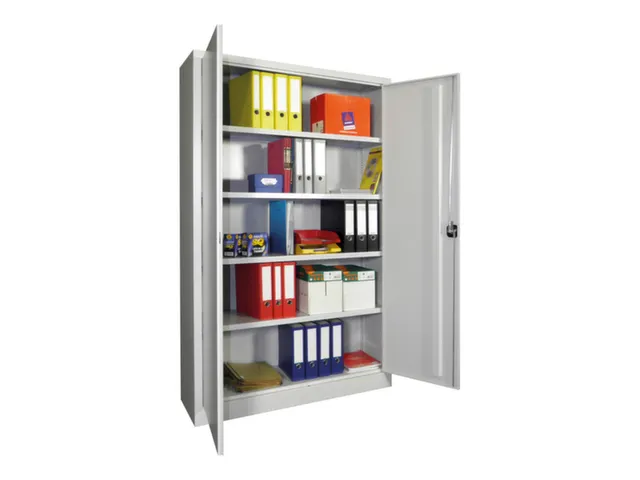 grootvolumekast met openslaande deuren,RAL7035,front RAL7035