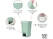 Pedaalemmer StepUp 10 Liter Jade Groen
