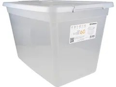 Opbergdoos 60 Liter Transparant
