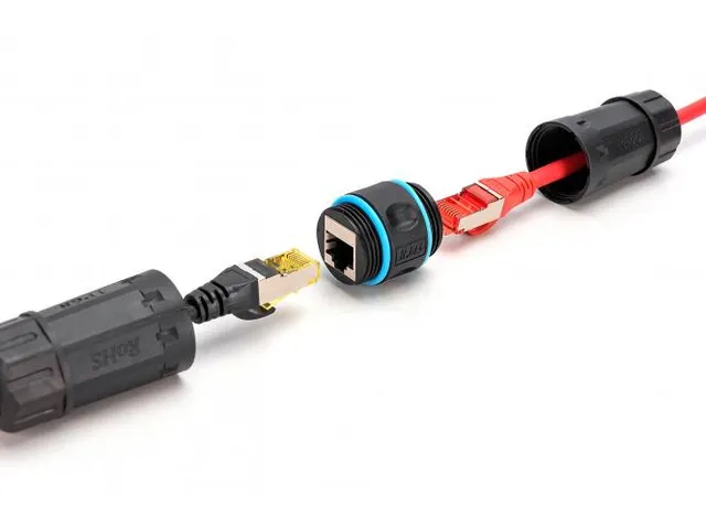 CAT 6A buitenaansluiting IP68 RJ45 naar RJ45 connector