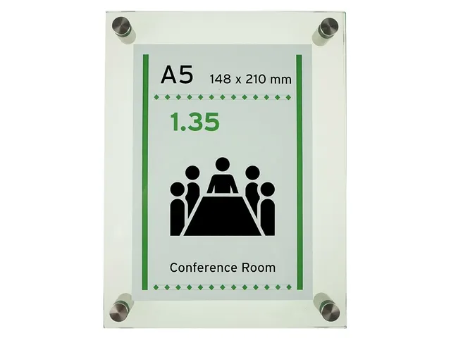 Menoor Deurbord Premium Glasslook A5 Plexiglas