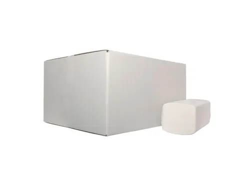 Handdoek 208024 21x24cm Z-Vouw Wit 2-laags 3200 Stuks