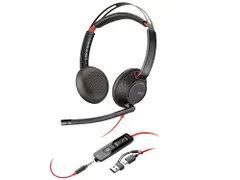 Casque filaire noir Blackwire 5210 MONO USB-C HS 3,5mm BULK 8X231A6