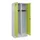 locker voor scheiding van kleding,HxBxD 1950x800x500mm,2vak