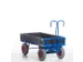 Chariot à Avant-train Pivotant Force 1t Plateau Lxl 1560x760mm Ridell