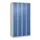 dubbeldekse locker,HxBxD 1850x1000x500mm,4x2vak.,vak B 250mm,cil.-slot