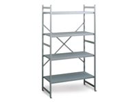 Aluminium Inhaakstelling Aanbouwveld 1800x1475x600mm 4gladde Legborden