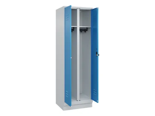 locker voor scheiding van kleding,HxBxD 1950x600x500mm,2vak