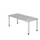 In hoogte verstelbaar bureau,HxBxD 680-760x1800x800mm,blad grijs