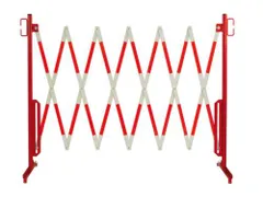 schaarhek,paal HxØ 960x27mm,HxBxD 960x0-4000x500mm,paal staal,rood