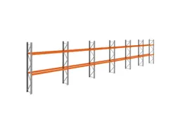 palletstelling,basis+5xaanbouw,HxBxD 3360x16900x750mm,vakl. 3000kg