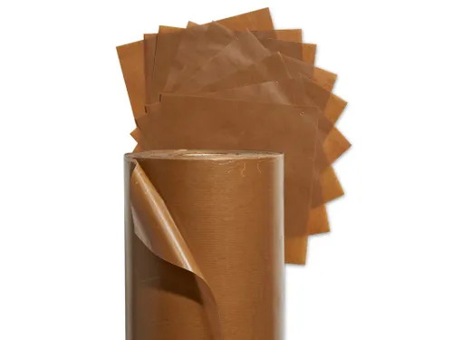Verpakkingspapier Kraft Met Wax 1000mmx632mtr 95g/m2 Bruin Rol