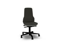 Neon 2 Werkplaatsstoel 9563 Wielen Pur Zwart Flexband Grijs 450-620mm