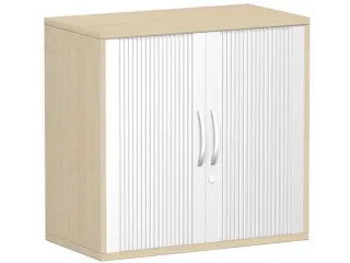 jaloeziedeurkast,HxBxD 798x800x425mm,1xhouten vloer,2 OH,romp esdoorn - 1
