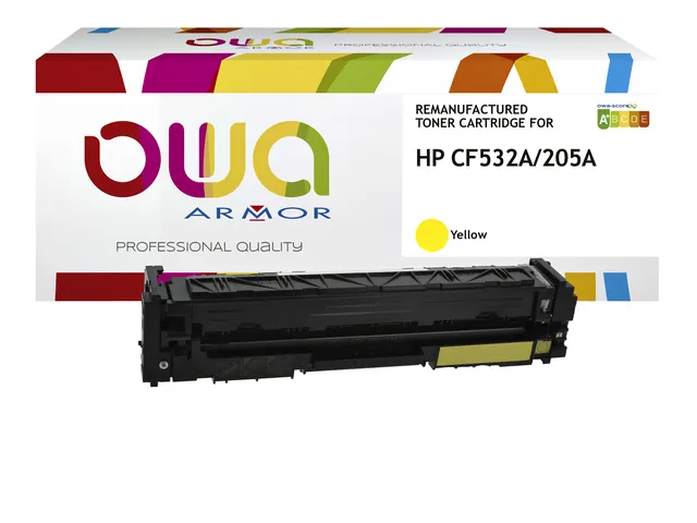 Tonercartridge OWA alternatief tbv HP CF532A geel