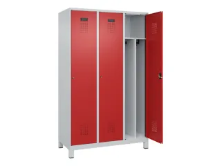 locker voor scheiding van kleding,HxBxD 1950x1200x500mm,3vak - 1