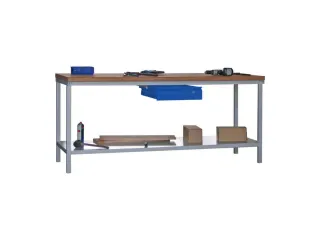 Werkbank 900x2000x700mm 1lade Frame/behuizing Ral7035 Front Ral5010 - 2