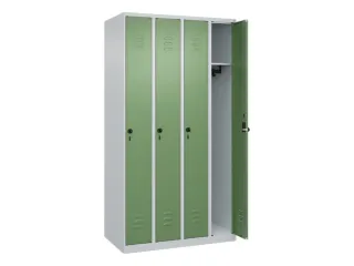 locker,HxBxD 1850x1000x500mm,4vak,vak B 250mm,draaigrendel - 2