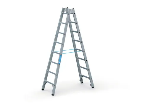 Bokladder Dubbelzijdig Aluminium L 2 34M 2X8Sporten Stalen Scharnieren