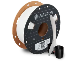PET-GF15 1,75mm Wit 0,5kg Fiberon Filament - 1