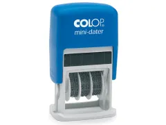 Colop Tekststempel met Datum Mini-Dater Paye le Rood Blauw