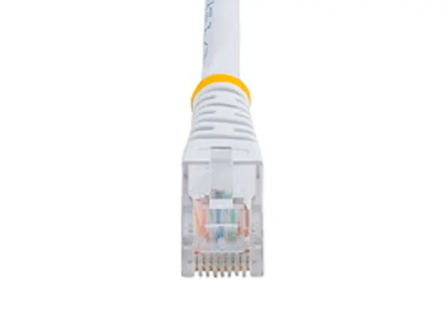 15m Cat5e Gegoten RJ45 UTP Netwerkkabel wit