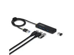 StarTech.com 4-Port USB-A Hub, 5Gbps, Bus Powered,