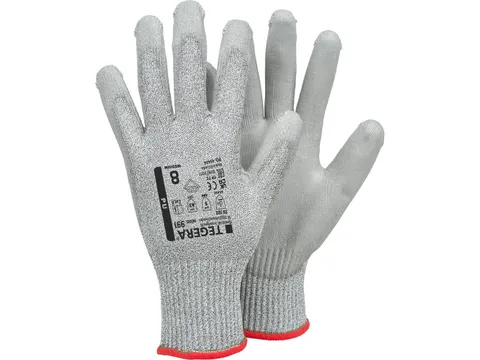 Tegera 991 snijbestendige handschoenen, grijs, maat 8, per 12 paar