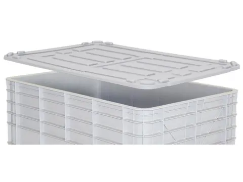 Deksel Voor Stapelcontainer 276 Liter Grijs