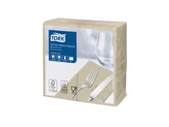 Tork 477352 Dinnerservet 39x39cm 2-laags 1/8 vouw 12x150st Natural