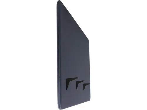 Opzetwand tbv zit-sta werkplek 160x80cm Zwart