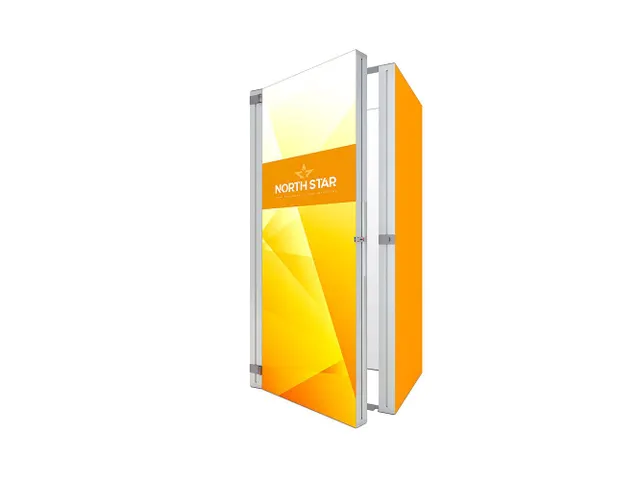 Ensemble de rangement Brightbox Pro Flex 100x250cm paroi stand LED