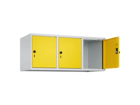 opzetkast,v. locker,3vak.,vak B 400mm,HxBxD 500x1200x500mm