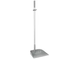 Vikan Hygiene stofblik met rechtopstaande aluminium steel 75cm Grijs
