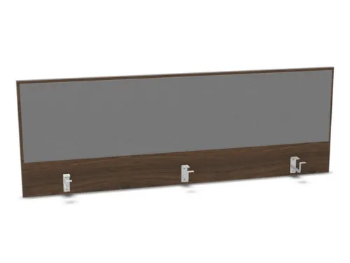 opzetpaneel bureau aanbouw achter NV bruin hickory BN8078-grijs 1600mm