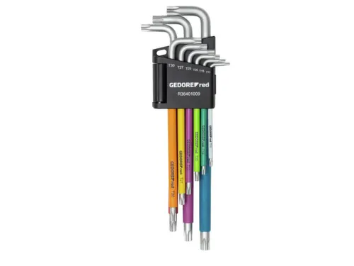 R36401009 Hoekschroevendraaierset TX T10-T50 9st met