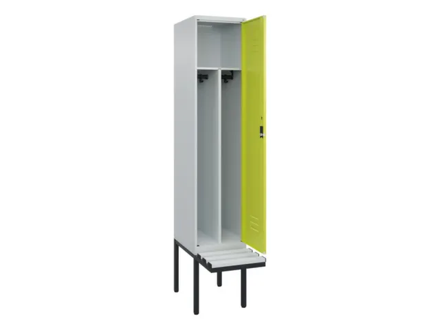 locker voor scheiding van kleding,HxBxD 2120x400x815mm,1vak