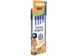 Balpen Bic Cristal medium blauw blister à 5 stuks