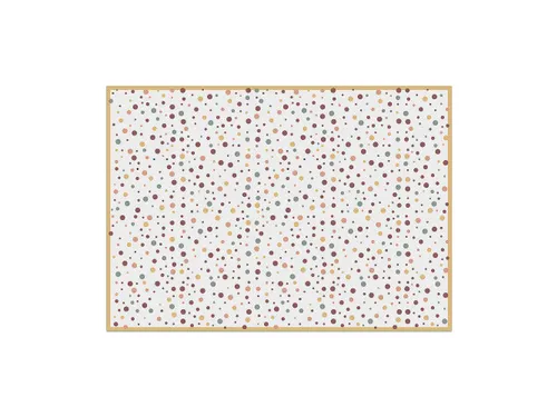 Placemat 45x32cm PVC Stippen Kleur Aarde 6 Stuks