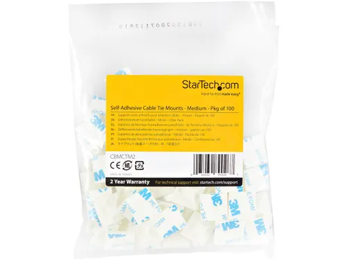 100 Pack Zelfklevende Kabelbinder