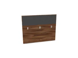 baliepaneel bureau aanbouw achter NP-tiepolo nut antraciet 1400mm