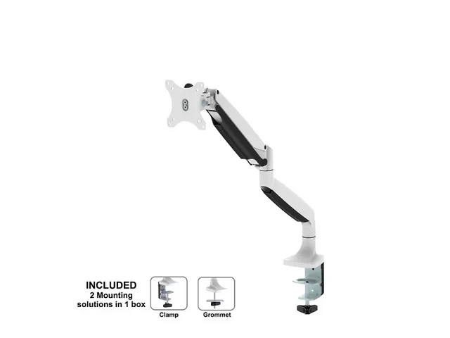 Newstar Monitorarm 1 Scherm 32 Inch Wit Gasveer