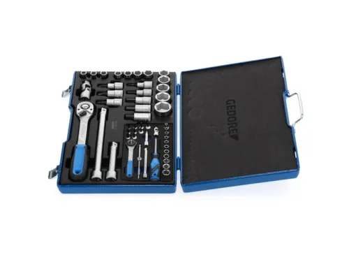 19 V20 U-10 Dopsleutelset 1/4 inch+1/2 inch 50-delig 4-30mm