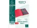 Pak van 100 dossiermappen ROCK''S 220 - 24x32cm--Blauw
