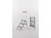 Veiligheids-vouwtrap Aluminium H 690mm 3treden Beugel Traanplaat