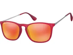 Zonnebril Montana met rood glas rood