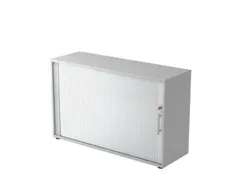 jaloeziedeurkast,HxBxD 748x1200x400mm,1xhouten vloer,2 OH,romp grijs